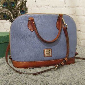 Dooney & Bourke Pebble Leather Zip Zip Satchel